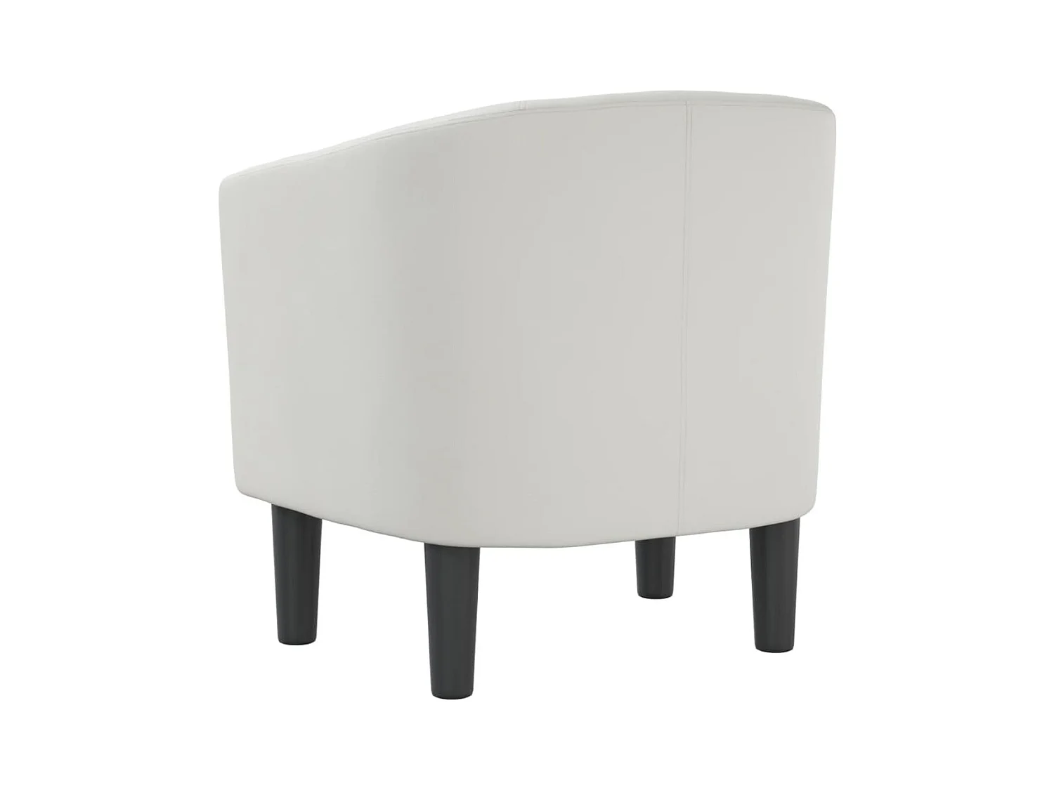 Poltrona couro artificial branco