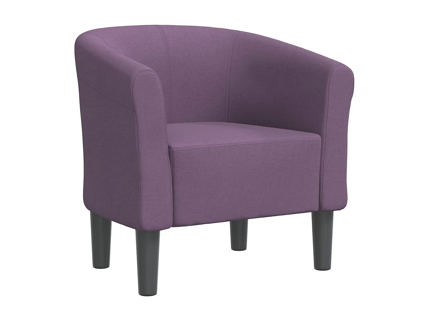 Fauteuil cabriolet violet tissu