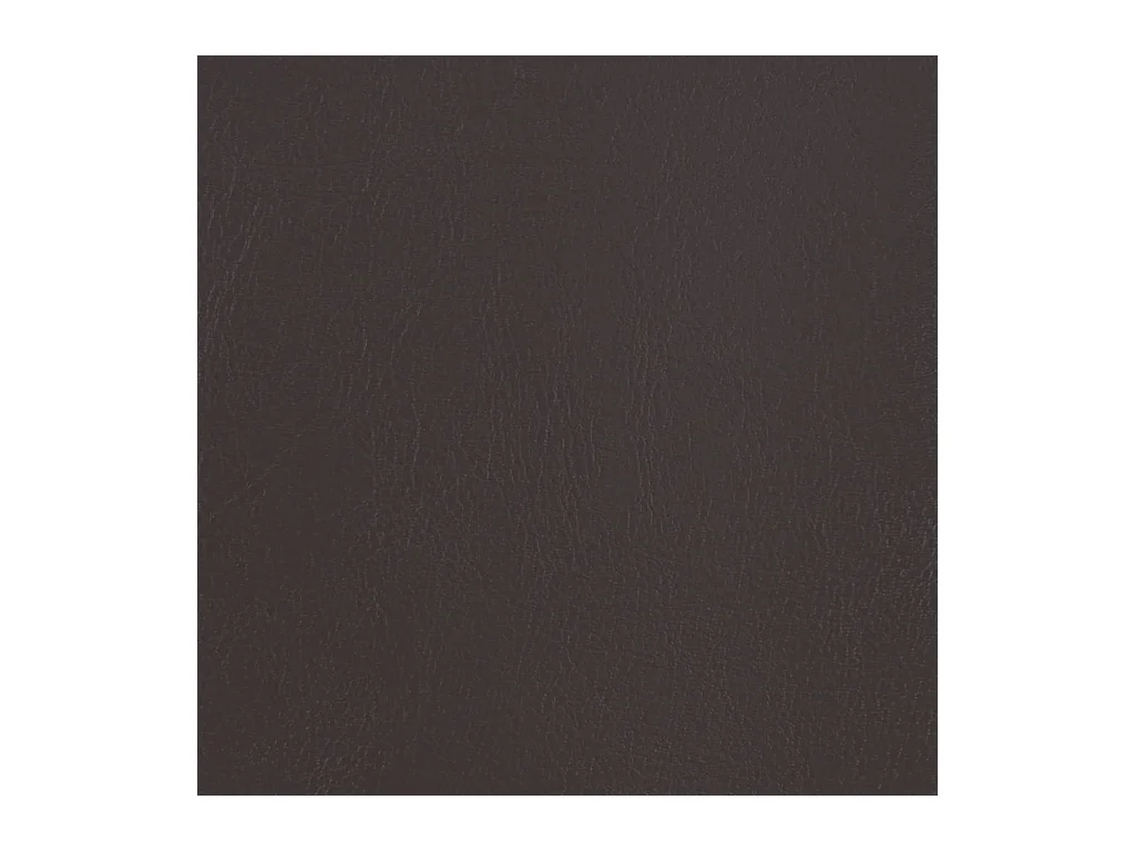 Fauteuil cabriolet avec repose-pied marron similicuir