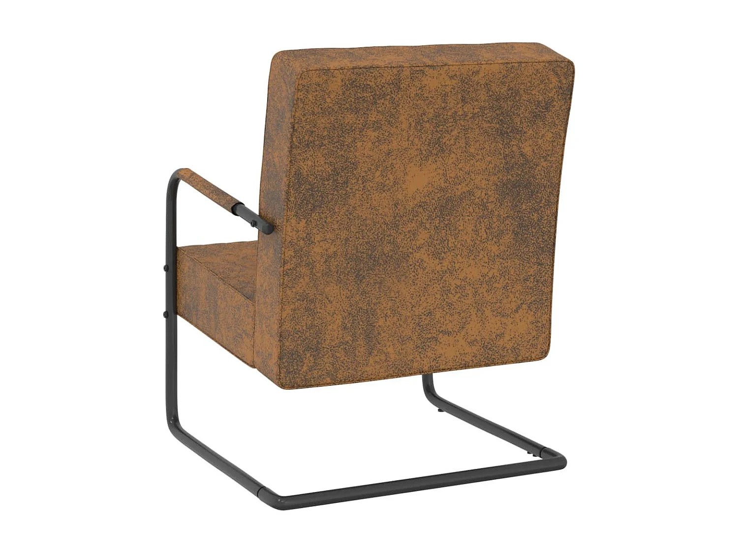 Fauteuil cantilever Marron Tissu
