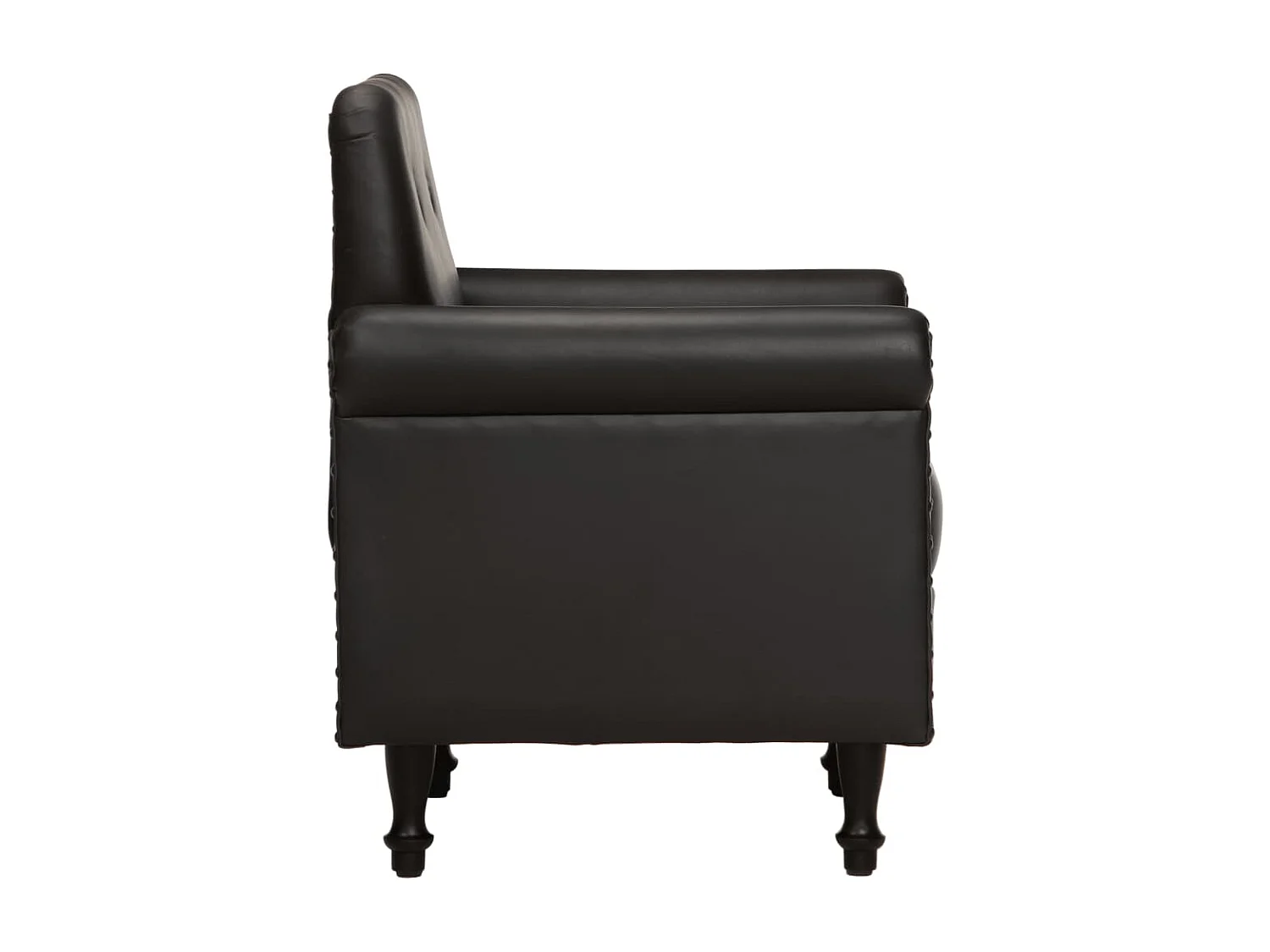 Fauteuil Noir Cuir véritable