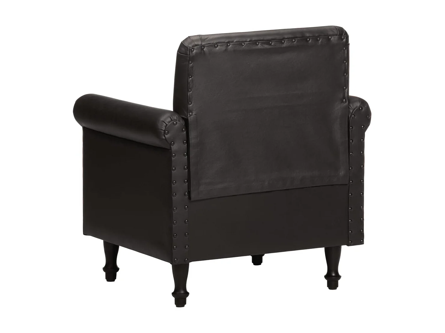 Fauteuil Noir Cuir véritable