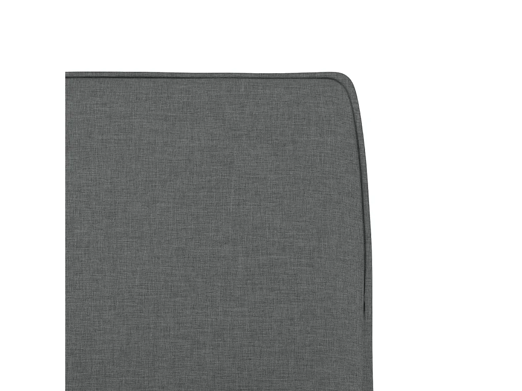 Fauteuil longue Gris foncé 52x75x76 cm Tissu