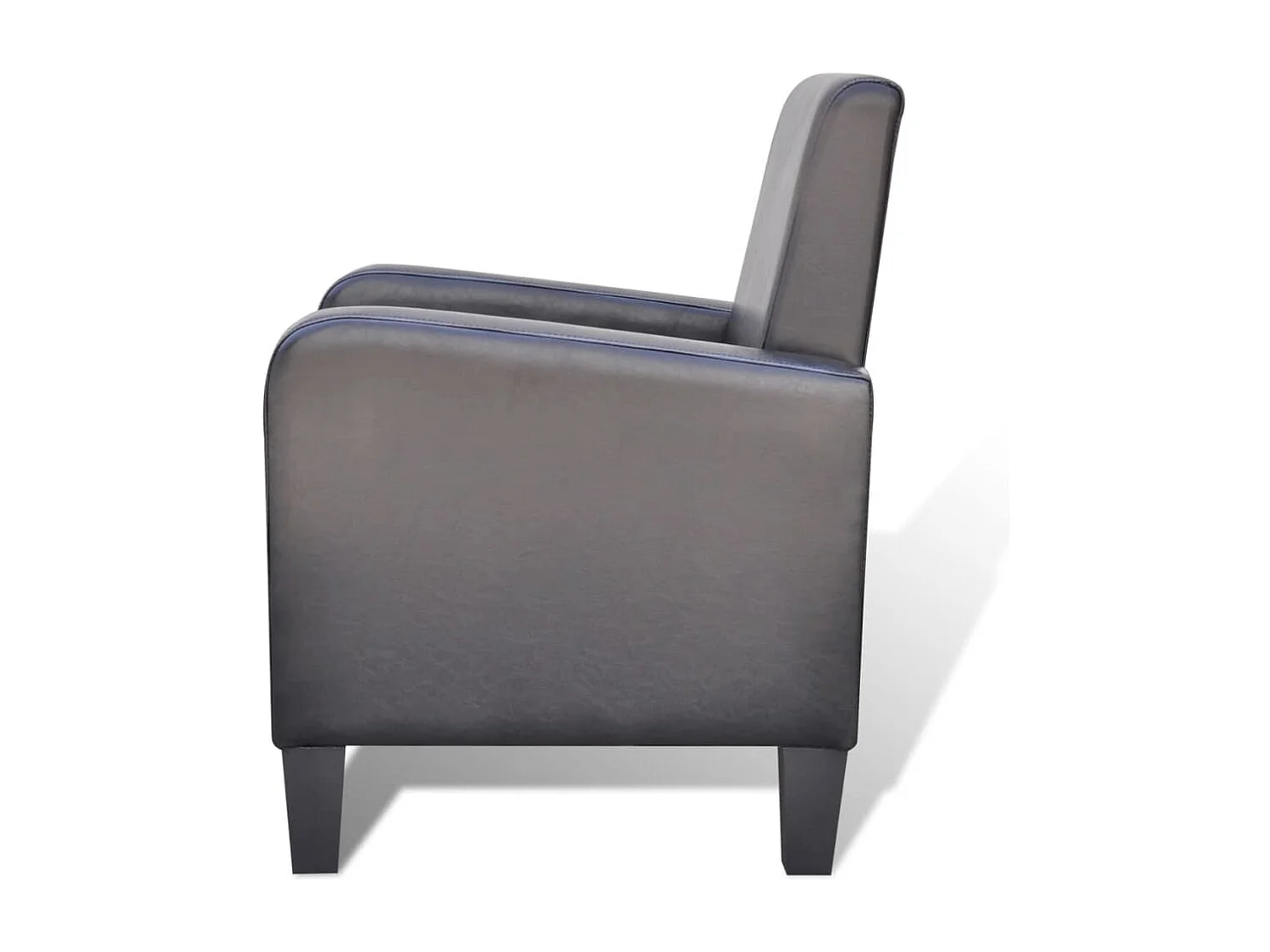 Fauteuil Noir Similicuir