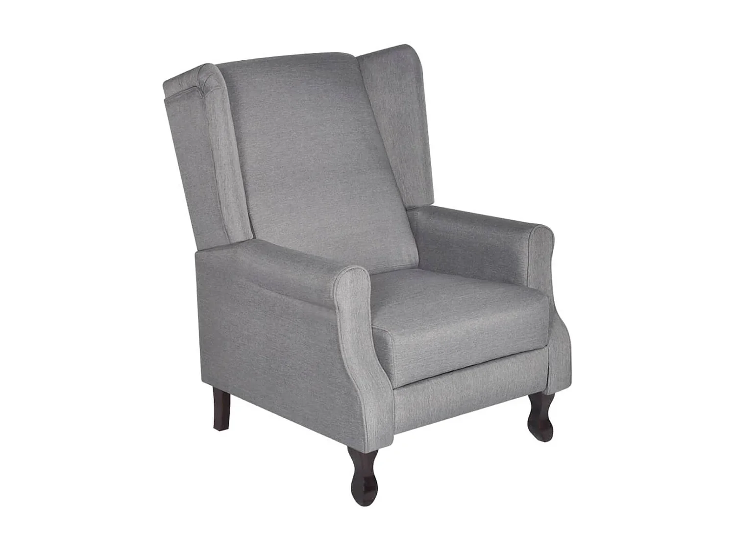 Poltrona em tecido cinzento