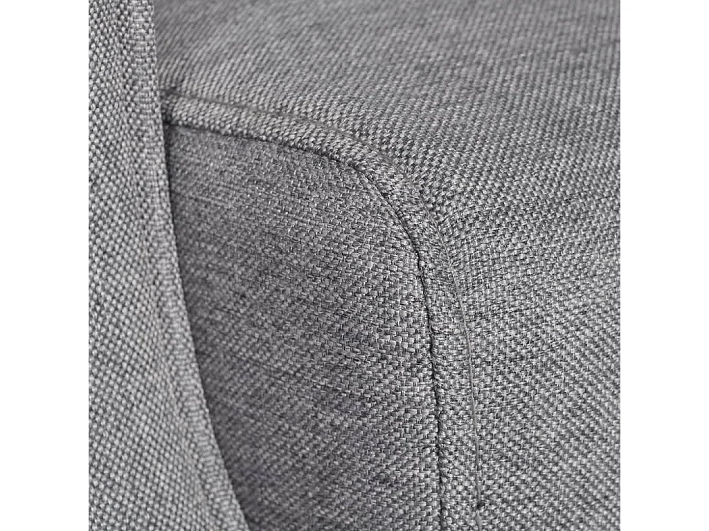 Poltrona em tecido cinzento