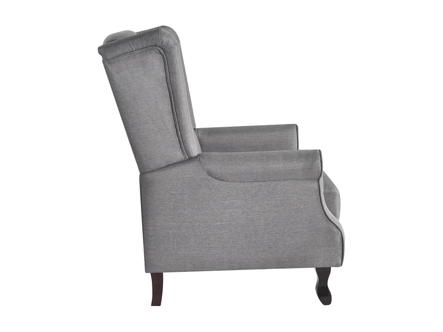 Poltrona em tecido cinzento