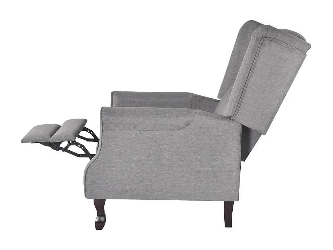 Poltrona em tecido cinzento