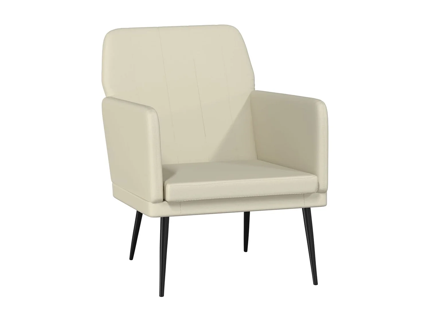 Fauteuil Crème 61x78x80 cm Similicuir