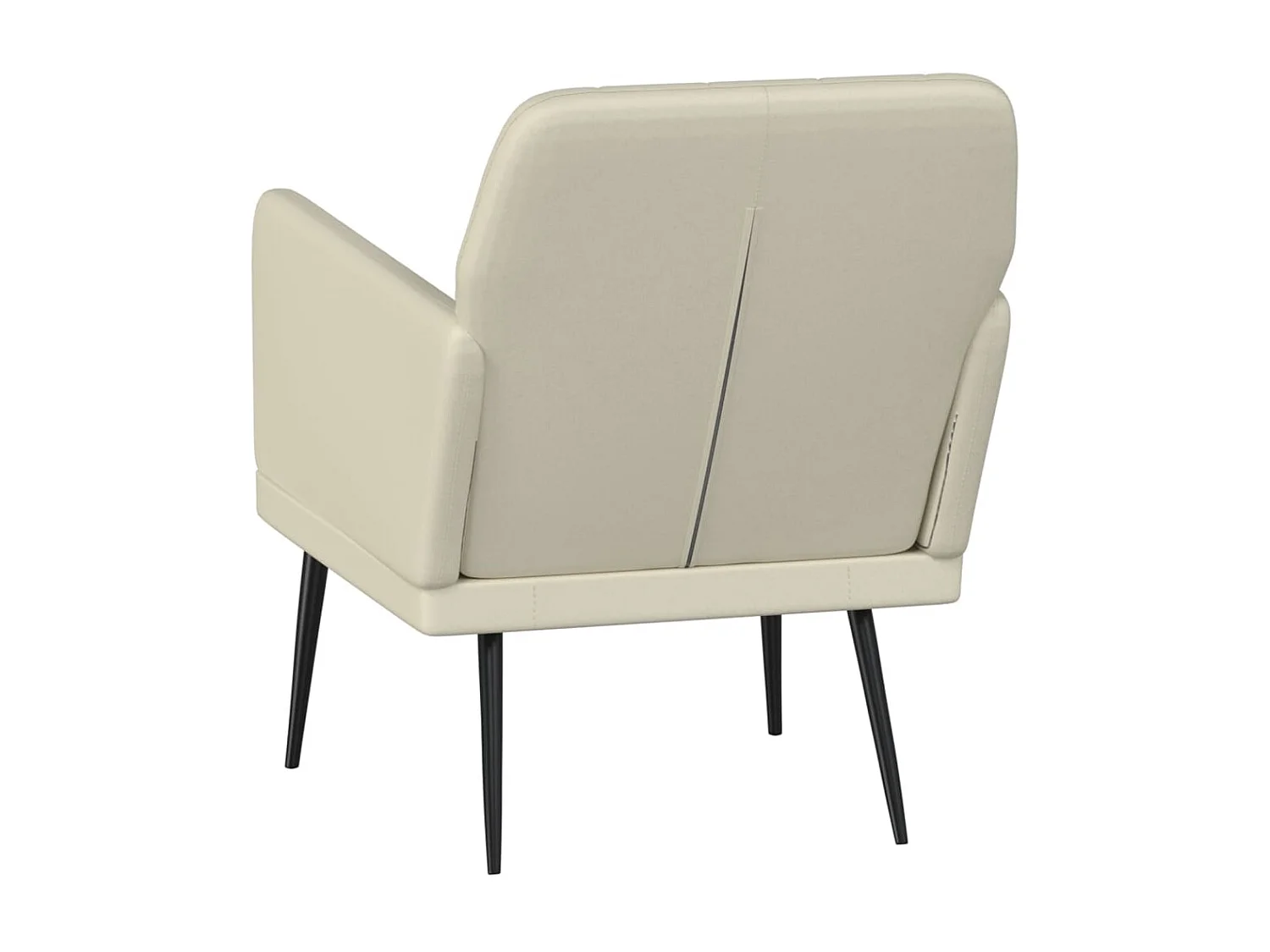 Fauteuil Crème 61x78x80 cm Similicuir