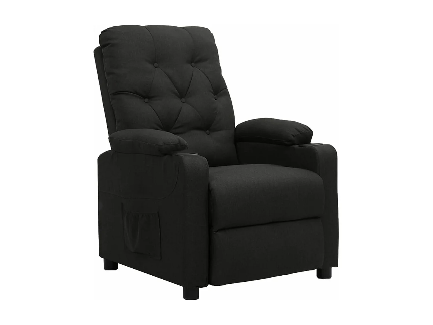 Sillón elevable tela negro