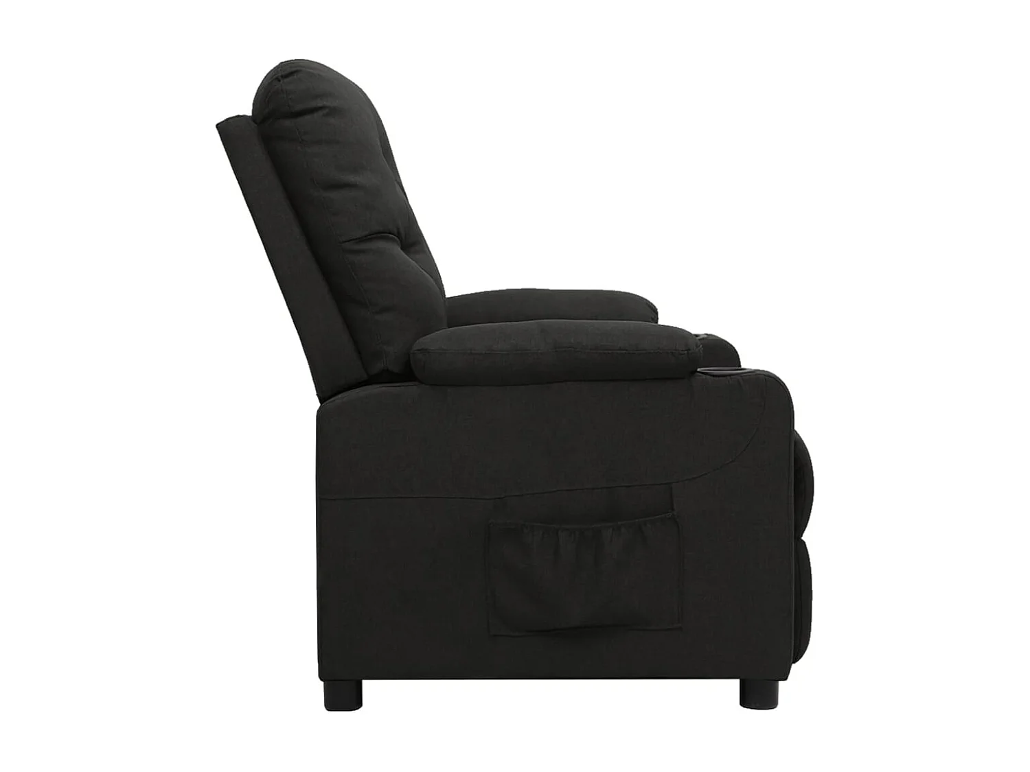 Sillón elevable tela negro