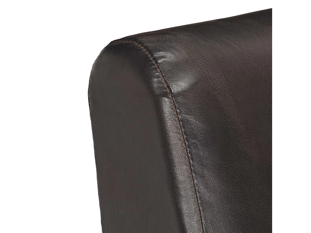 Fauteuil Gris Cuir véritable