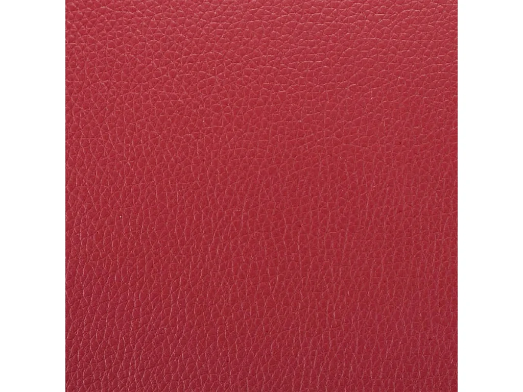 Poltrona de TV couro artificial vermelho tinto