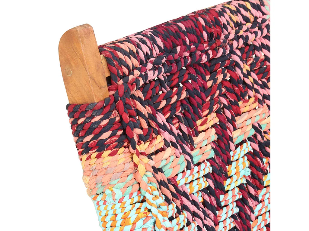 Fauteuil pliable Chindi Multicolore Tissu