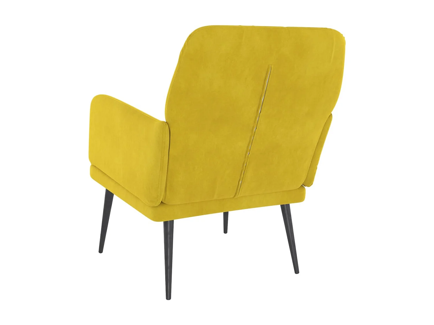 Fauteuil Jaune 62x79x79 cm Velours