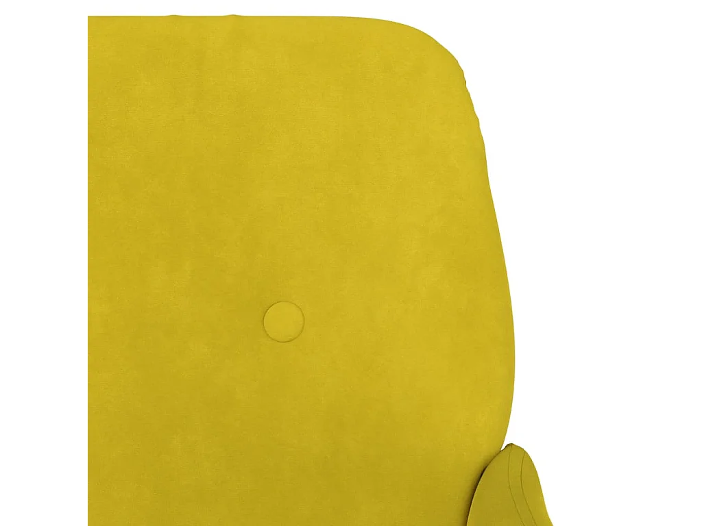 Fauteuil Jaune 62x79x79 cm Velours