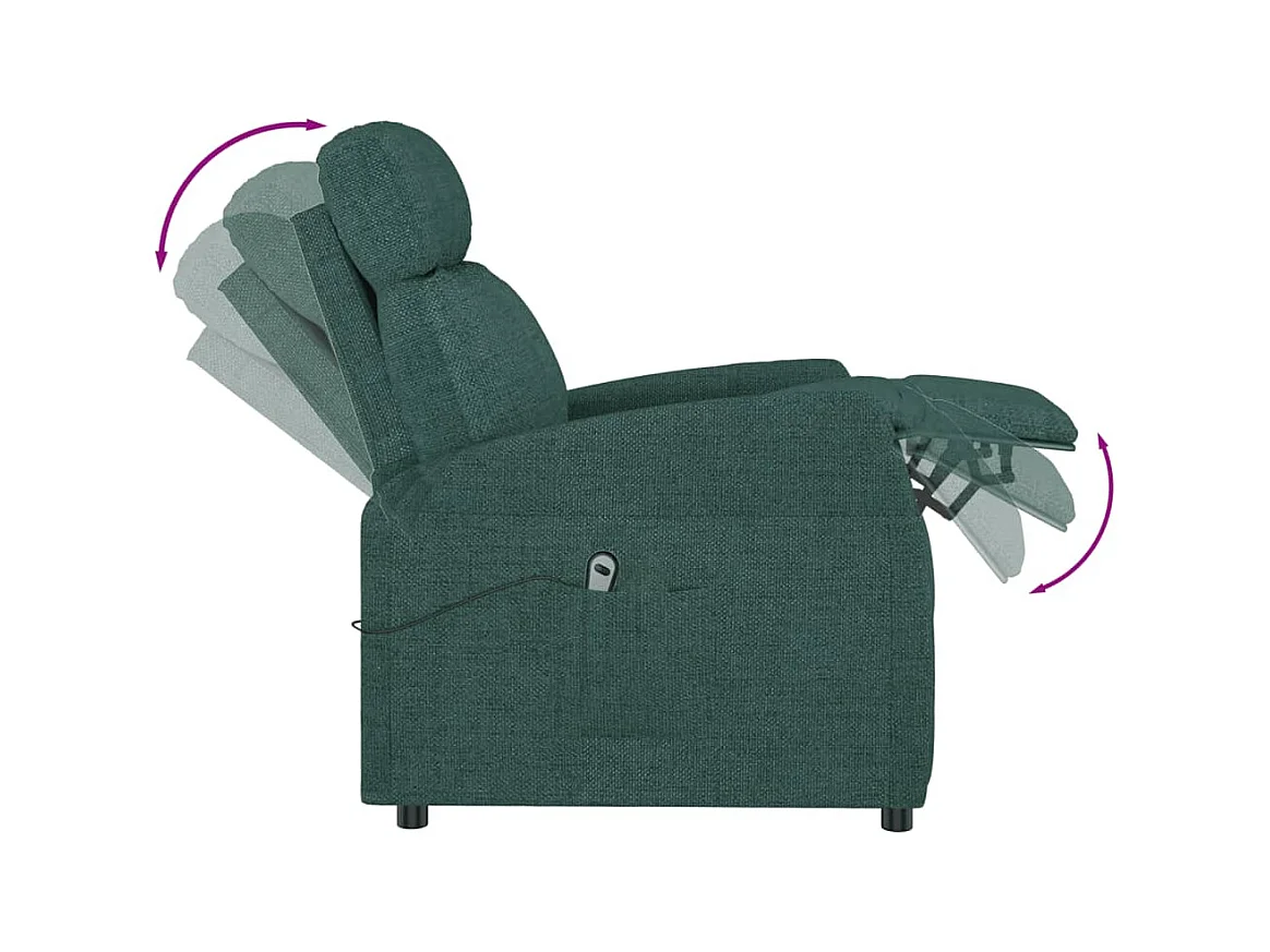 Fauteuil Vert foncé Tissu