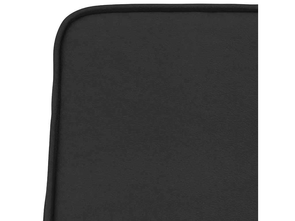 Fauteuil longue Noir 54x75x76 cm Similicuir