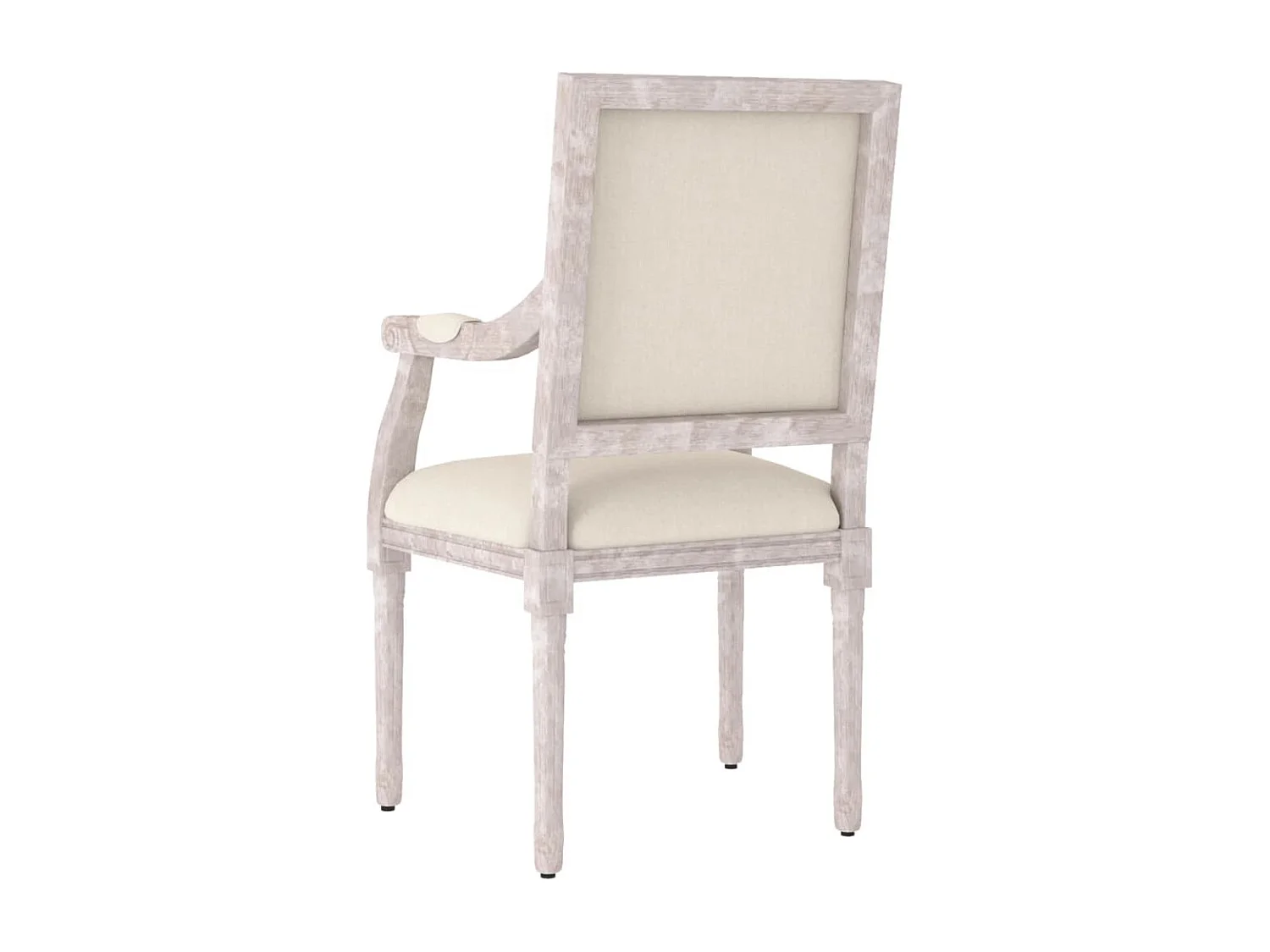 Fauteuil de fauteuil beige 54x59x99 cm lin