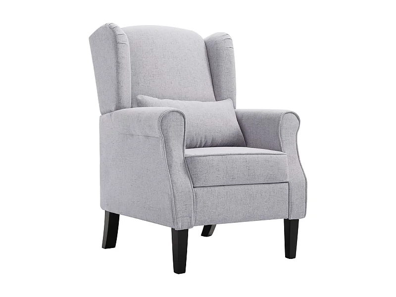 Fauteuil Gris clair Tissu