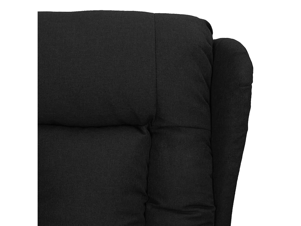 Sillón elevable tela negro