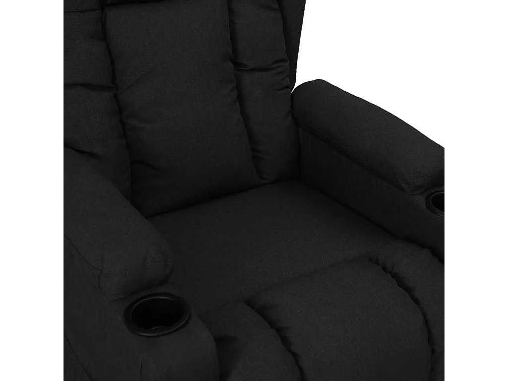 Sillón elevable tela negro