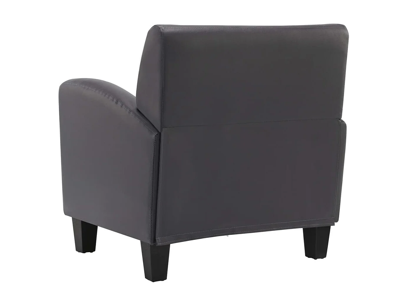 Fauteuil Gris Similicuir