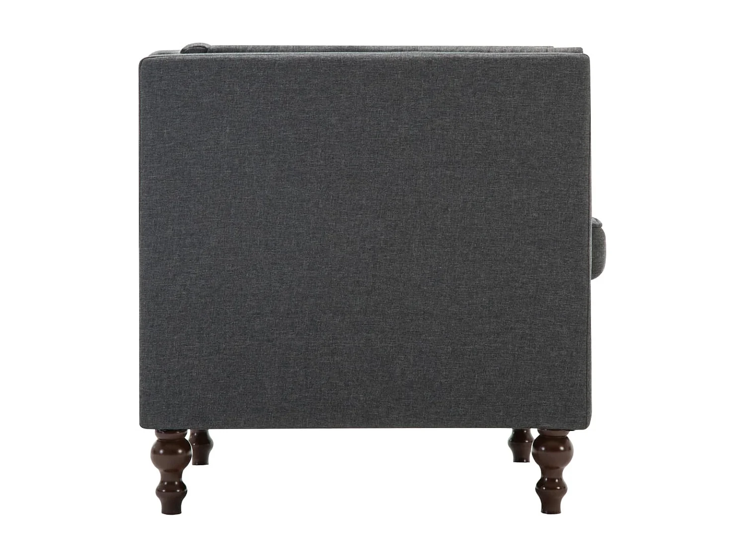 Fauteuil Gris foncé Tissu