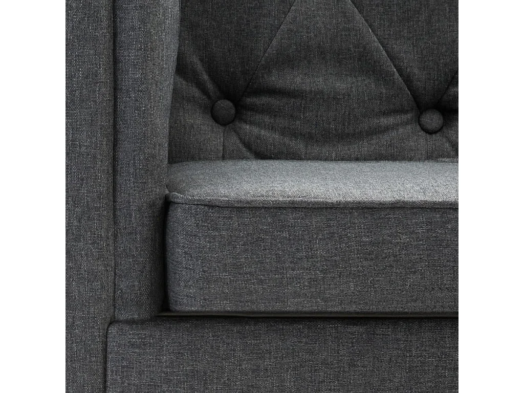 Fauteuil Gris foncé Tissu