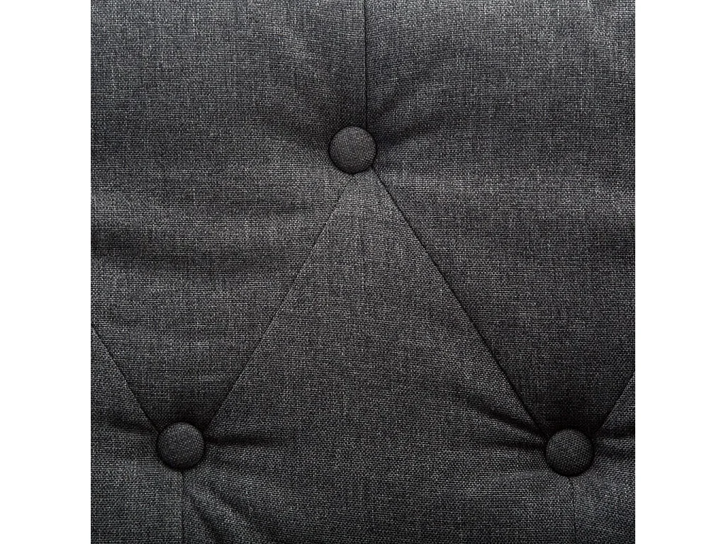 Fauteuil Gris foncé Tissu