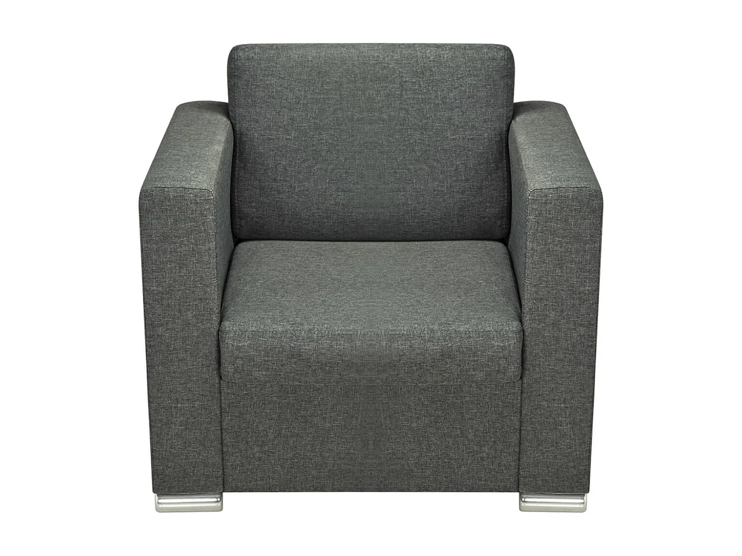 Fauteuil Gris foncé Tissu