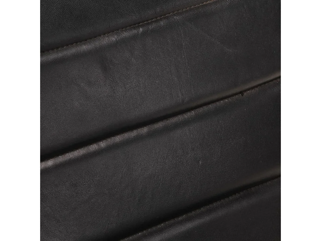 Fauteuil Noir Cuir véritable