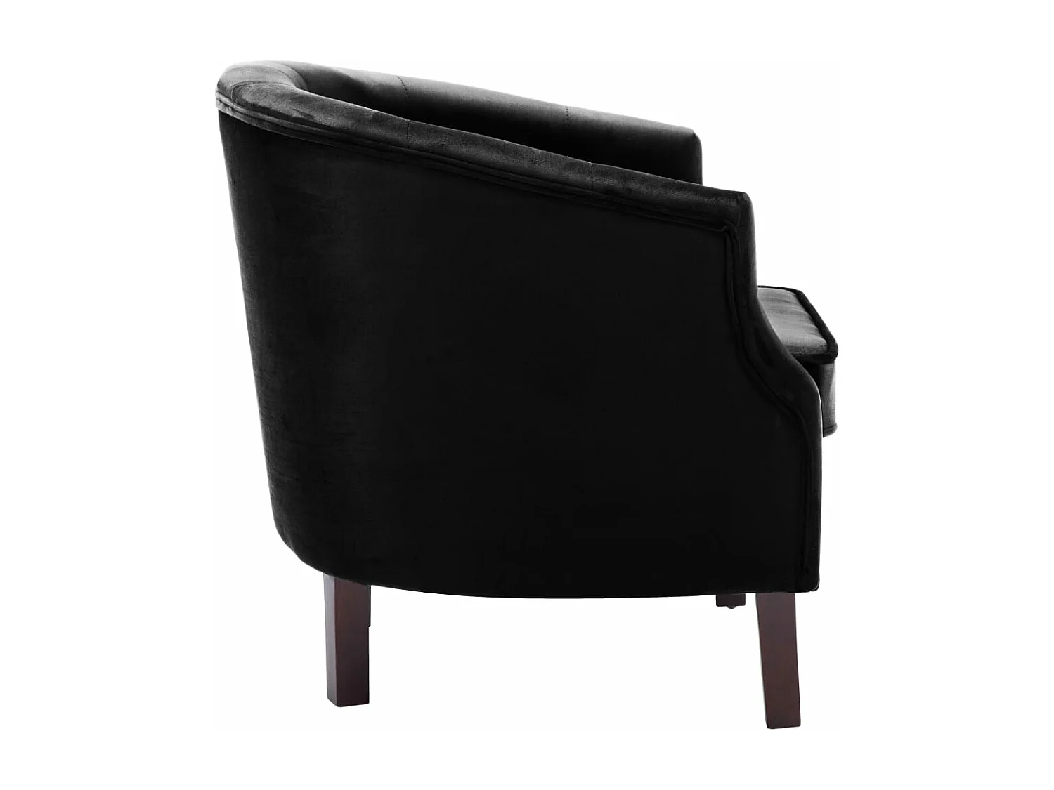 Fauteuil Noir Velours