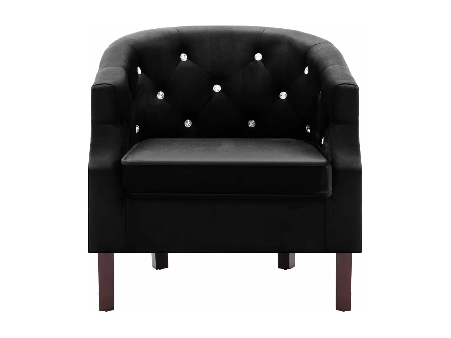 Fauteuil Noir Velours