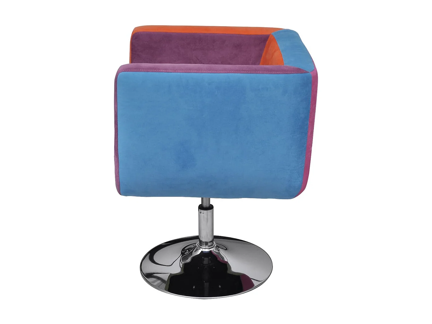 Fauteuil avec design de patchwork Cube Tissu