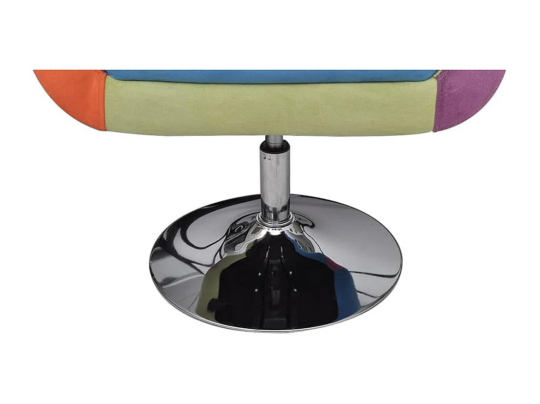 Fauteuil avec design de patchwork Cube Tissu