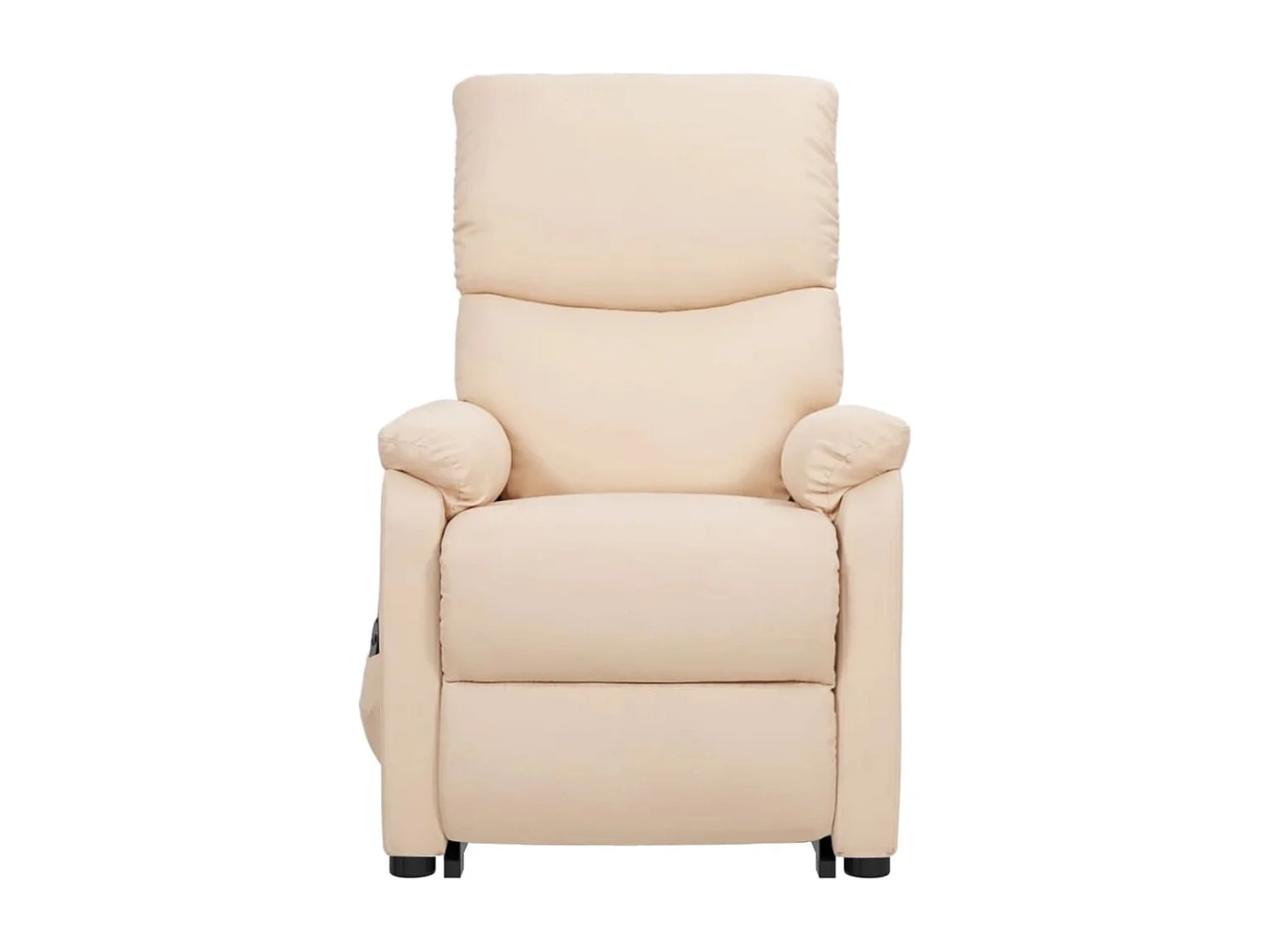 Poltrona elevatória tecido cor creme
