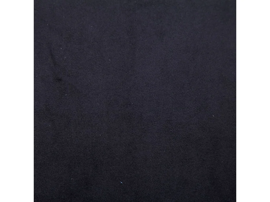 Fauteuil avec pieds en chrome Noir Velours