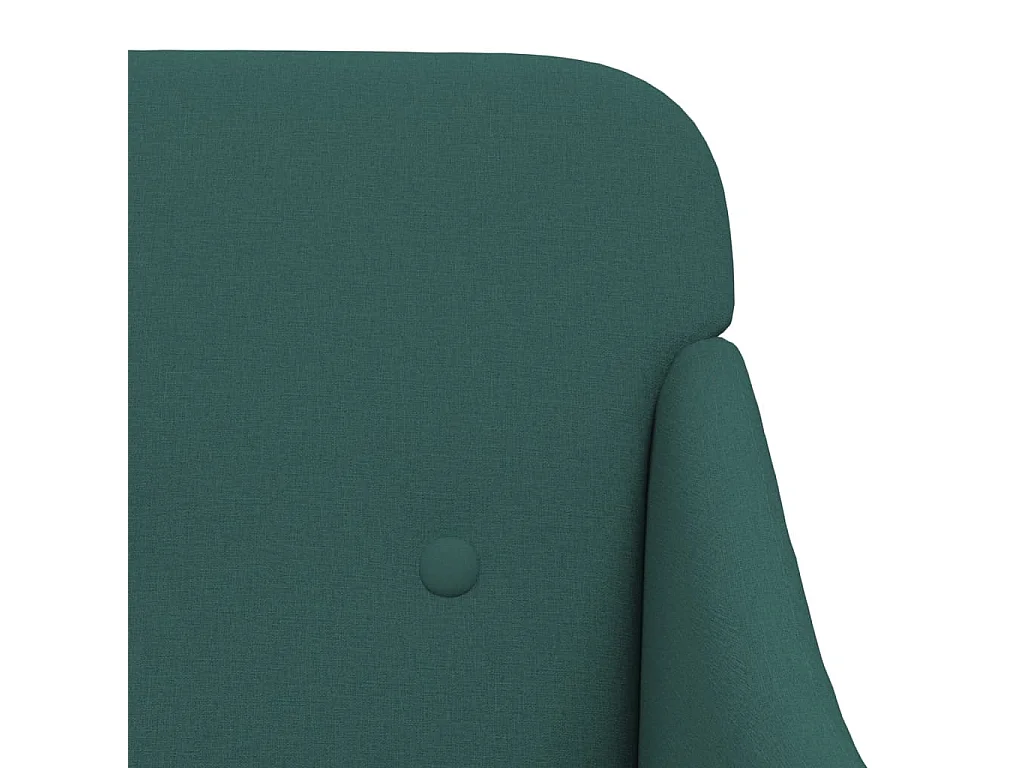 Fauteuil Vert foncé 63x76x80 cm Tissu