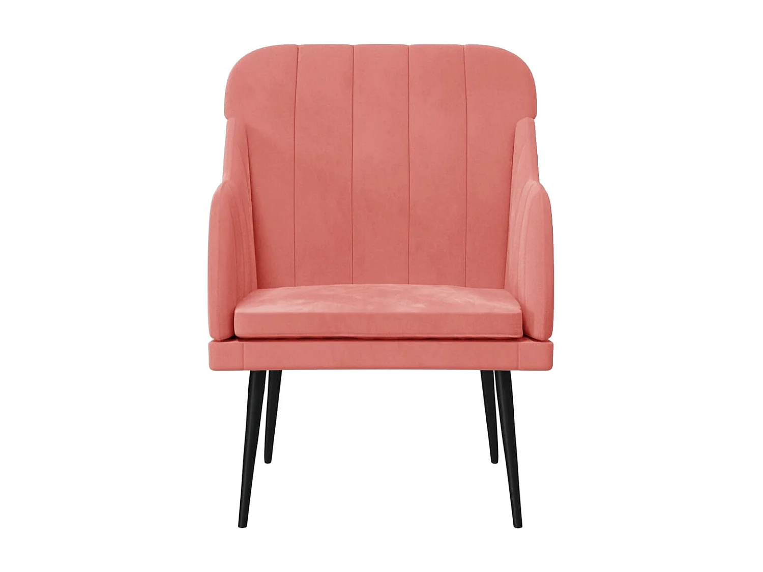 Fauteuil Rose 63x76x80 cm Velours
