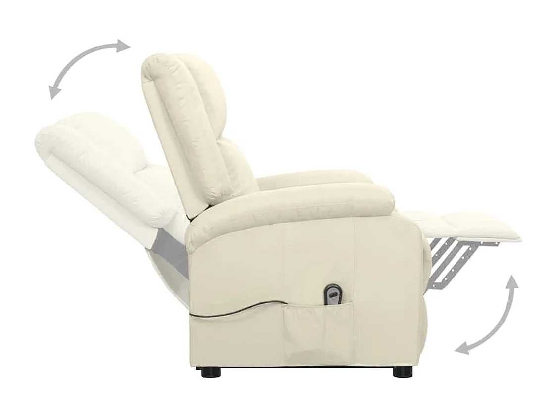 Fauteuil Crème Tissu