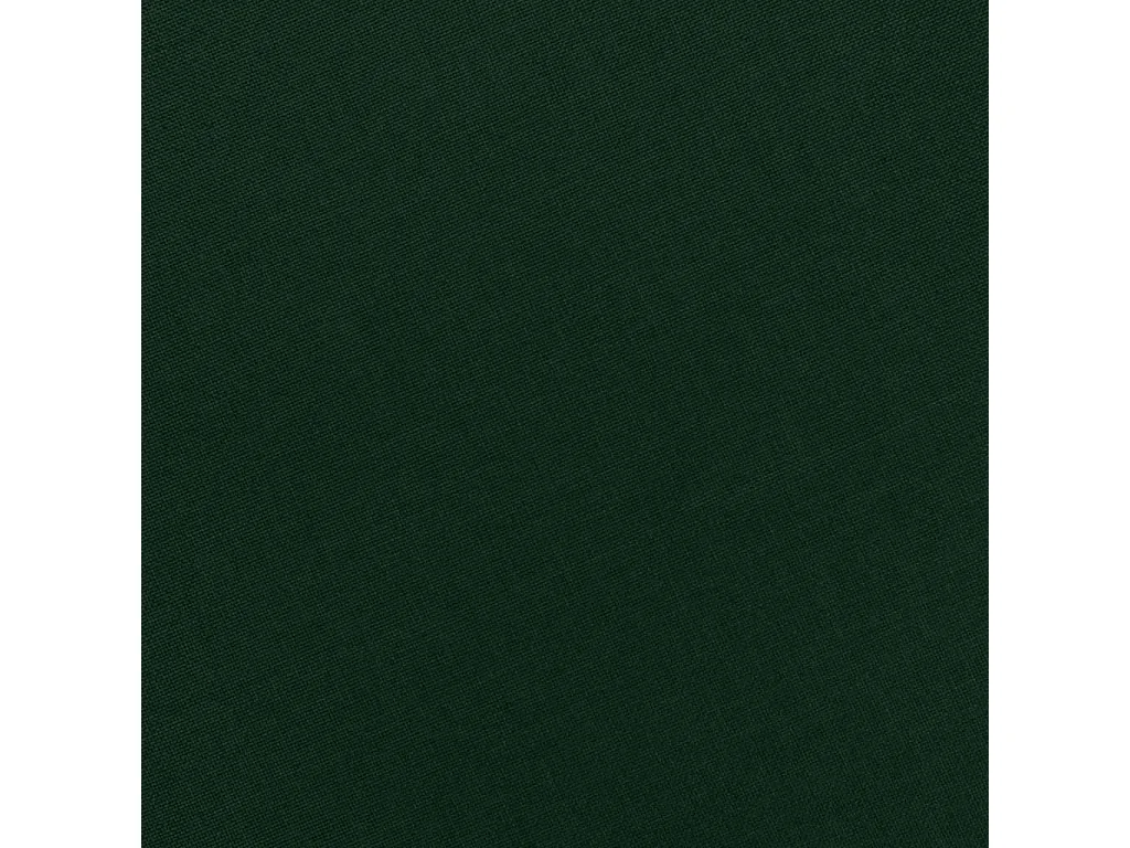 Fauteuil avec repose-pied Vert foncé Tissu