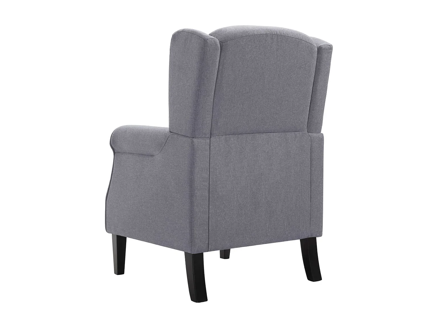 Fauteuil stof donkergrijs