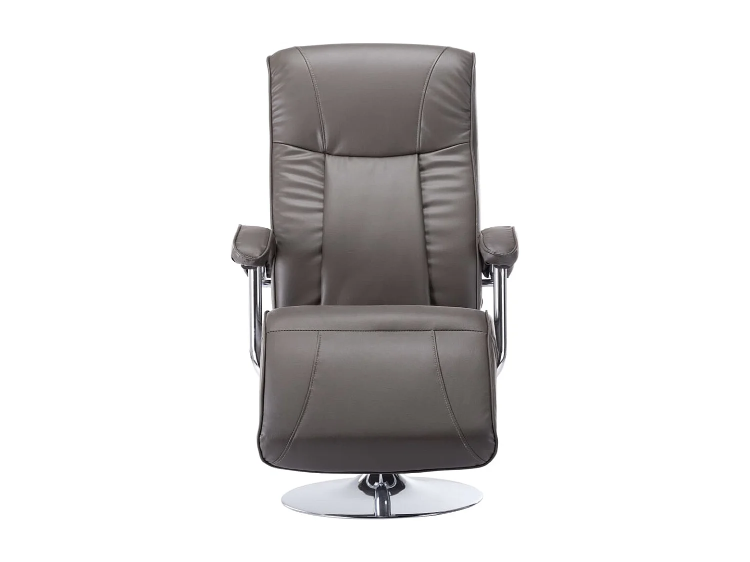 Fauteuil TV Gris Similicuir