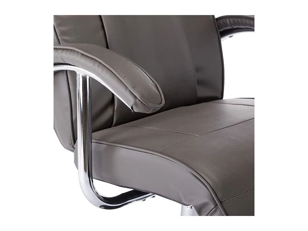 Fauteuil TV Gris Similicuir