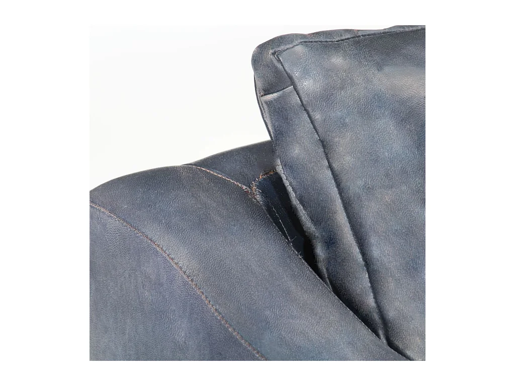 Fauteuil Gris Cuir véritable