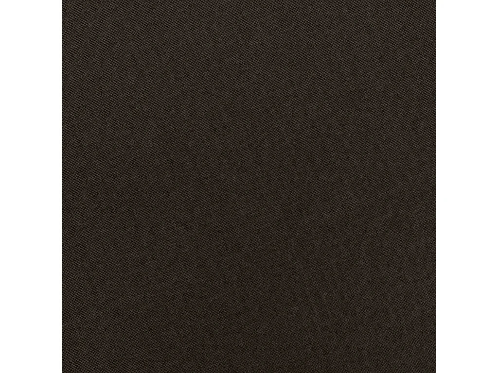 Fauteuil avec repose-pied Marron foncé Tissu