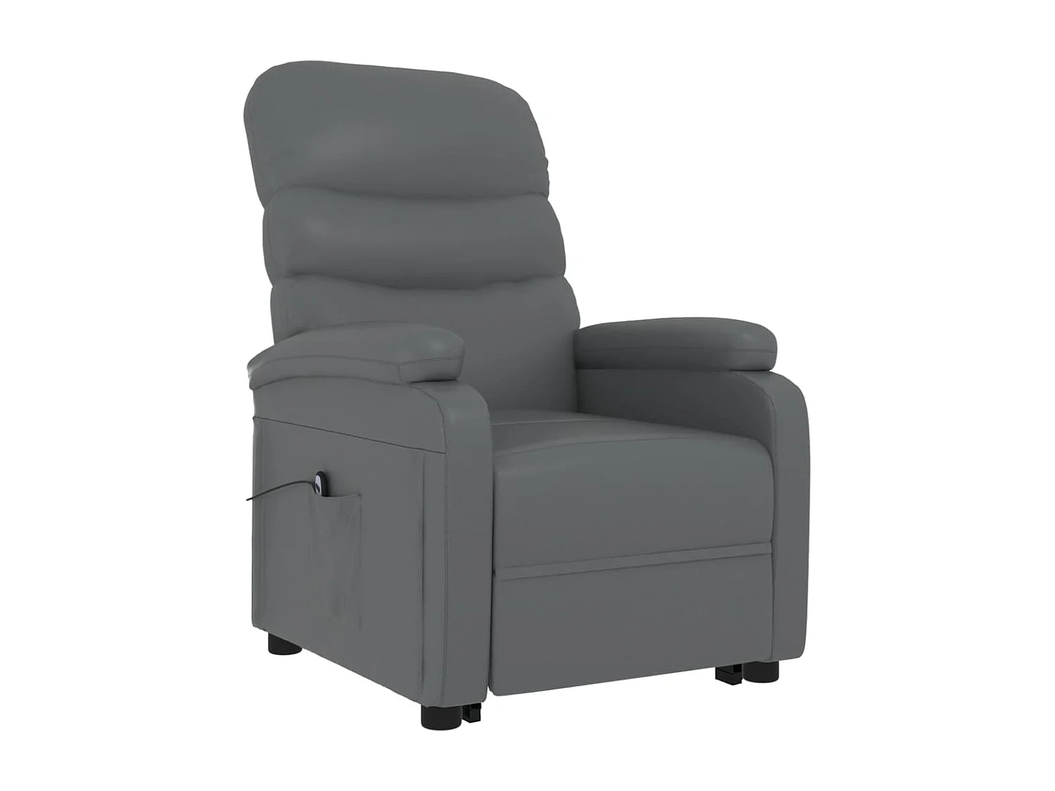 Fauteuil Anthracite Similicuir