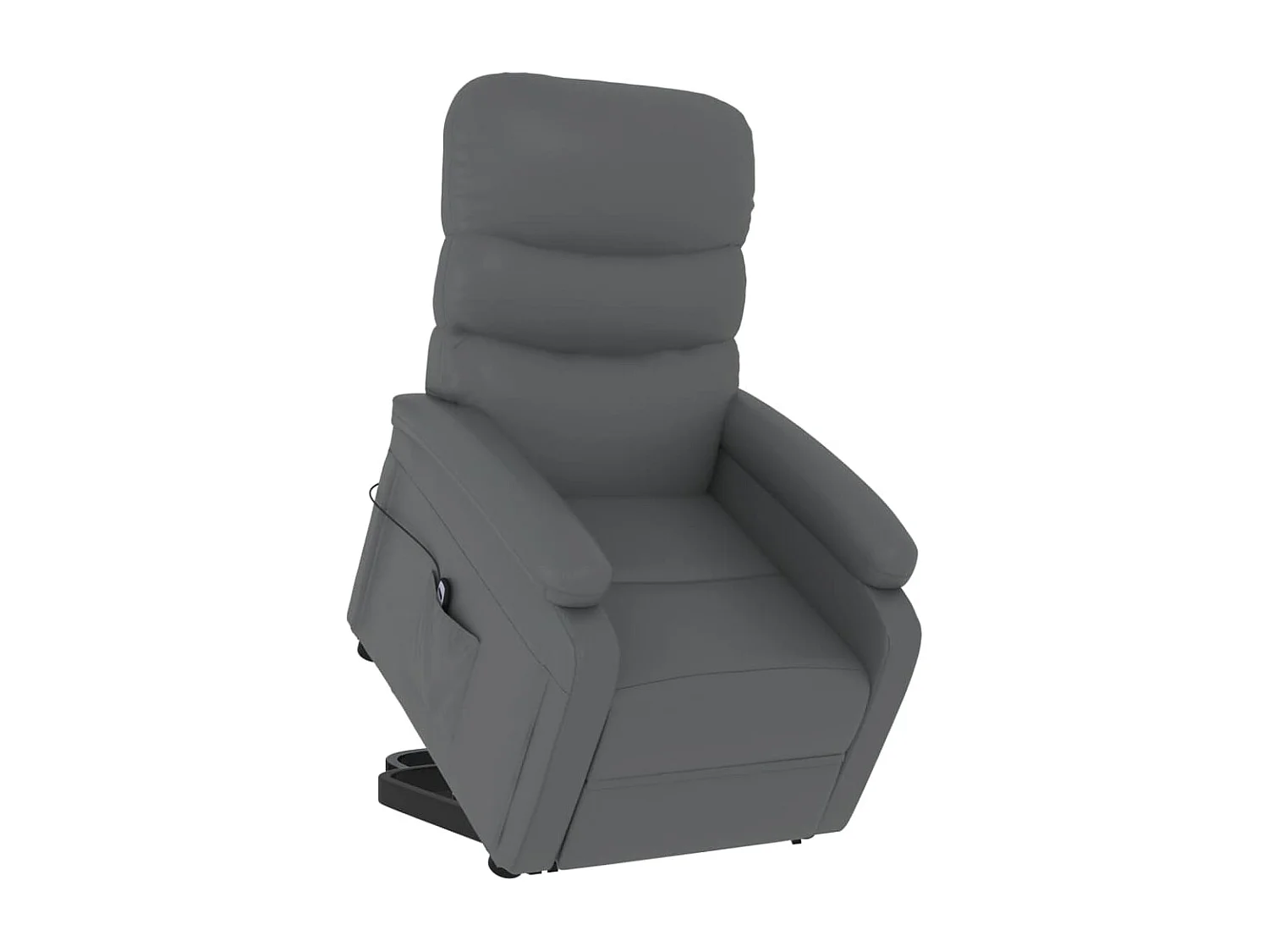 Fauteuil Anthracite Similicuir